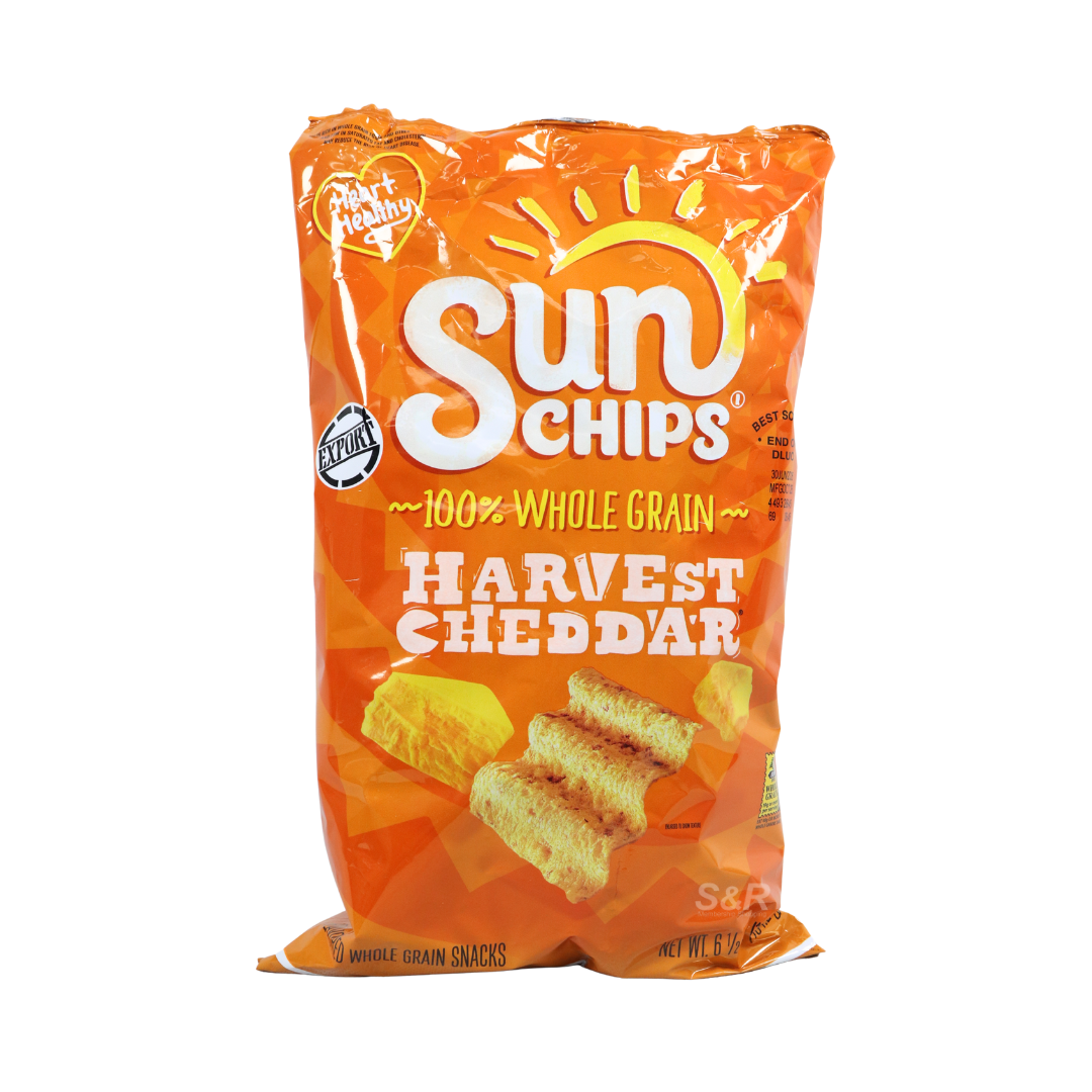 Sun Chips Cheddar Whole Grain Snack 184g